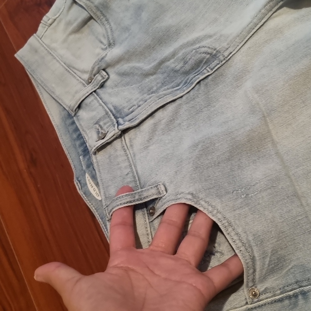 Old Navy Distressed Boyfriend Jeans Blue Size 8 - Picture 7 of 15